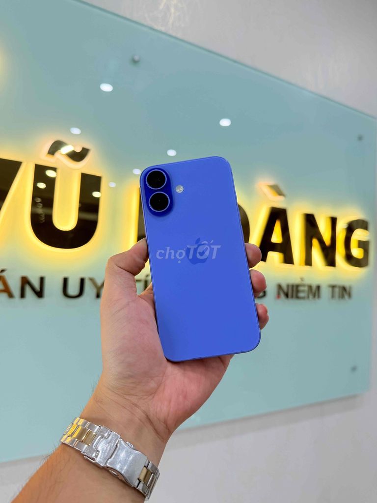 iPhone 16 thường 128GB Xanh Lock dùng sim ghép. Mua bán Điện thoại tại Huyện An Dương Hải Phòng được đăng bởi Vũ Hoàng hình 1