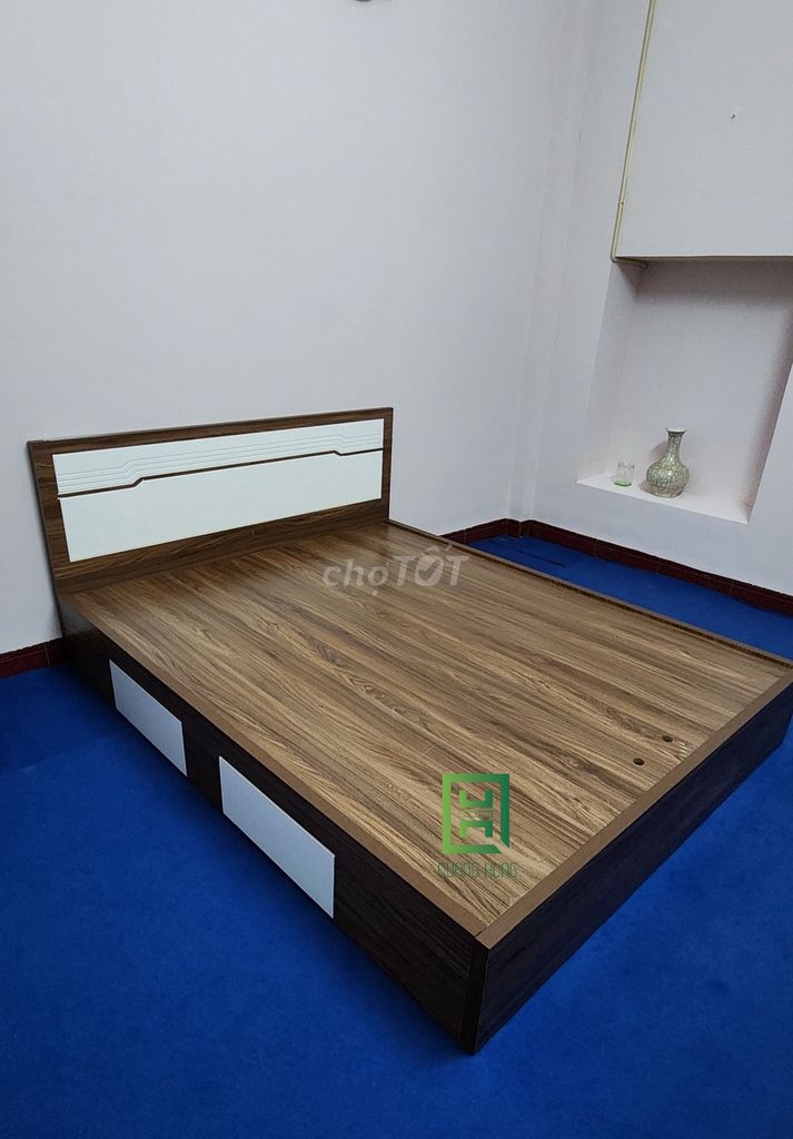 GIƯỜNG GỖ MDF CAO CẤP- GIƯỜNG GIÁ TẬN XƯỞNG KTG. Mua bán Giường, chăn ga gối nệm tại Thành phố Thủ Đức Tp Hồ Chí Minh được đăng bởi Nội Thất Quang Hùng TD hình 1
