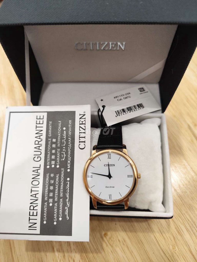 Citizen Eco Drive AR1133-23A, kim cọc chuẩn 100%