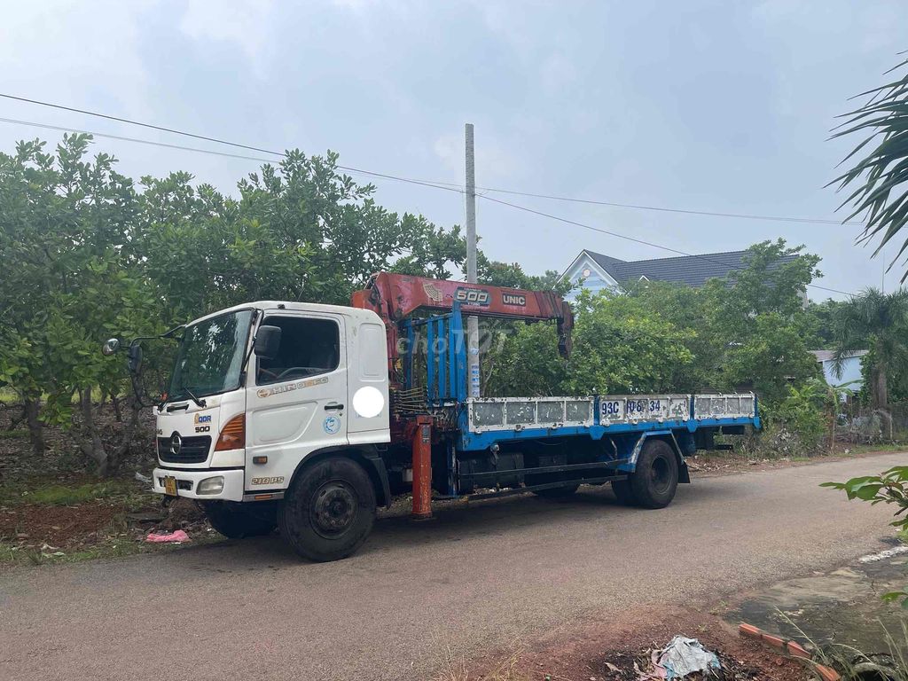 Hino 8tan 2007 cẩu 5khuc unit500