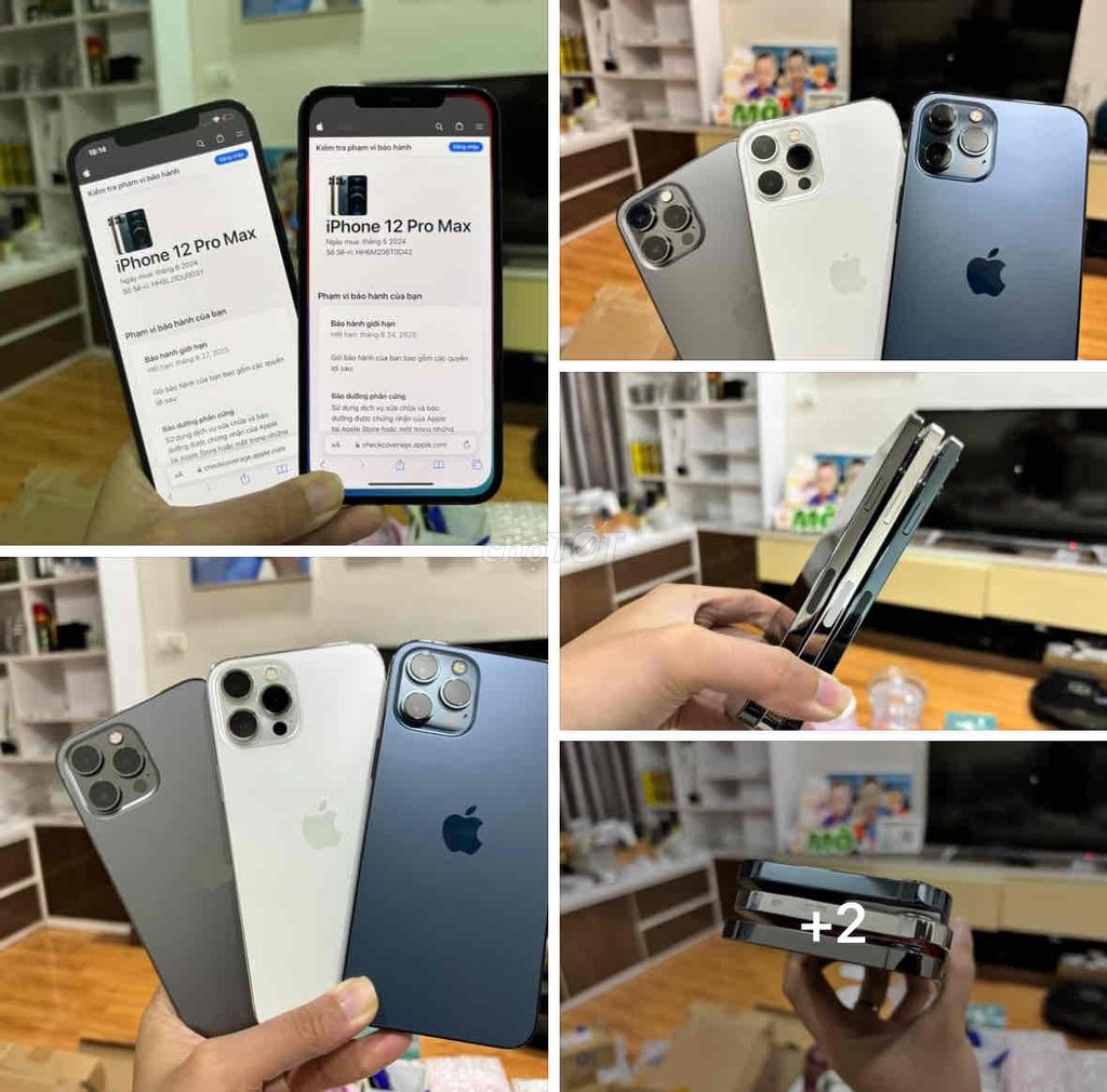 iPhone 12 Pro Max 128G FULLBOX NEW chất APPLE 2024