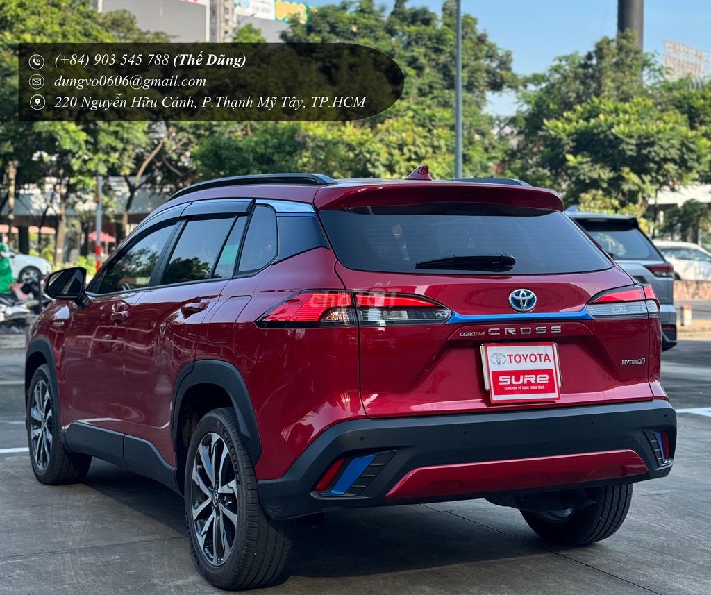 Toyota Corolla Cross 2021 HEV 25.000km Đỏ. Mua bán Ô tô tại Quận Bình Thạnh Tp Hồ Chí Minh được đăng bởi Thế Dũng Võ hình 5