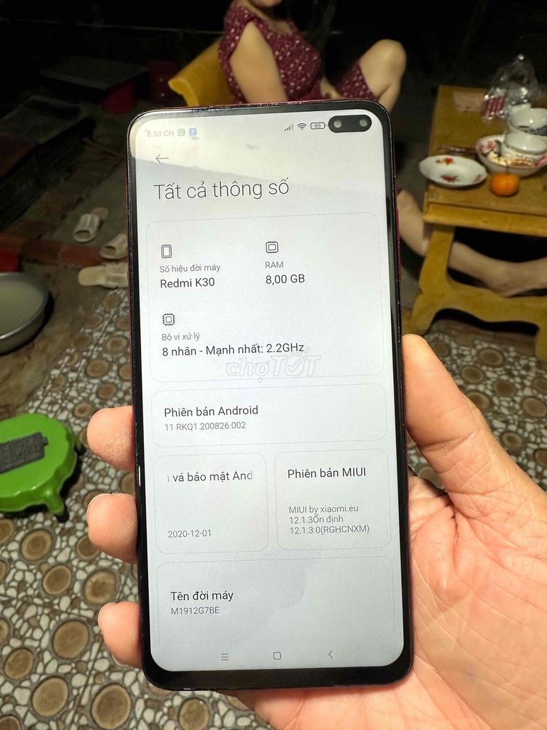 Xiaomi Redmi K30 128GB Đỏ có fix nhẹ cho ae. Mua bán Điện thoại tại Huyện Gò Công Đông Tiền Giang được đăng bởi Phong Vũ hình 1