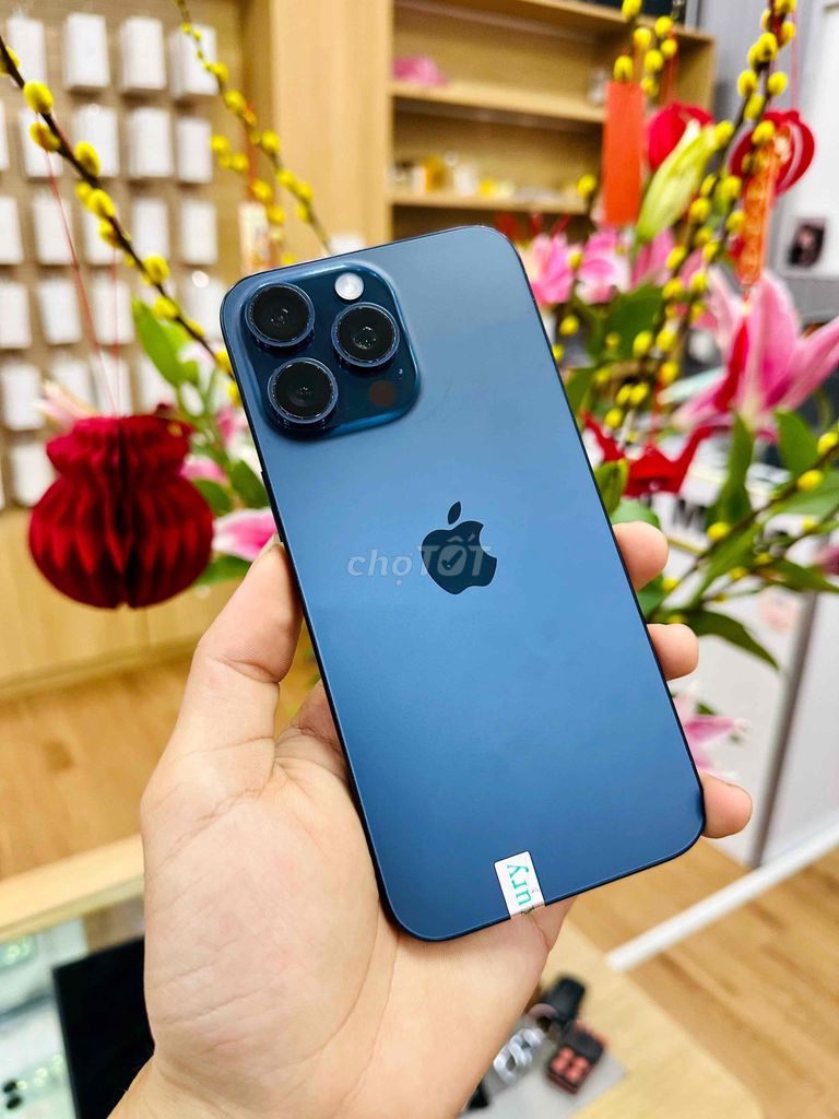 Apple iPhone 15 Pro Max 256GB Xanh. Mua bán Điện thoại tại Quận Liên Chiểu Đà Nẵng được đăng bởi Hoàng Tú Mobile hình 1