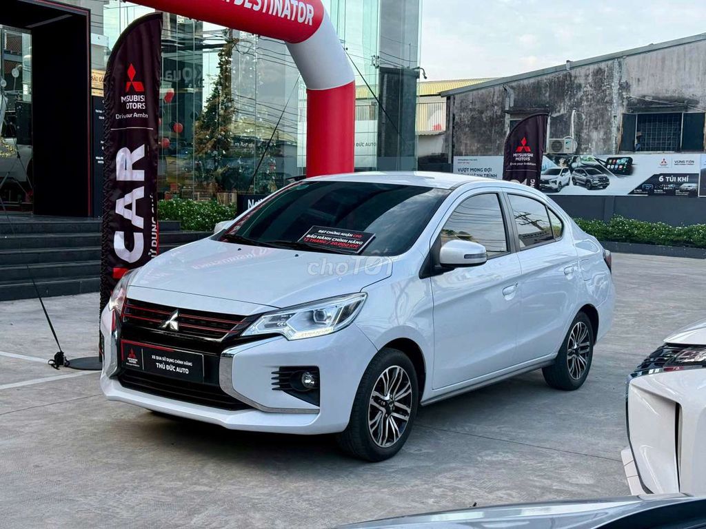 Mitsubishi Attrage CVT 2024 Trắng - 8800km. Mua bán Ô tô tại Thành phố Thủ Đức Tp Hồ Chí Minh được đăng bởi Mitsubishi Chính Hãng hình 3