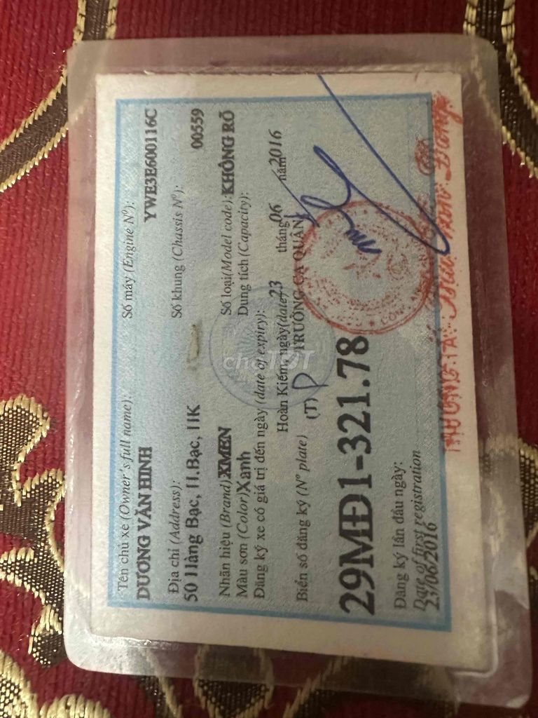 xe xmen còn mới như hình , giấy tờ đầy đủ. Mua bán Xe điện tại Quận Hà Đông Hà Nội được đăng bởi xe nhà bán  hình 4