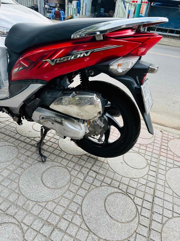 Honda Vision FI 2012 màu Đỏ. Mua bán Xe máy tại Thành phố Thuận An Bình Dương được đăng bởi xe máy phước thịnh hình 8