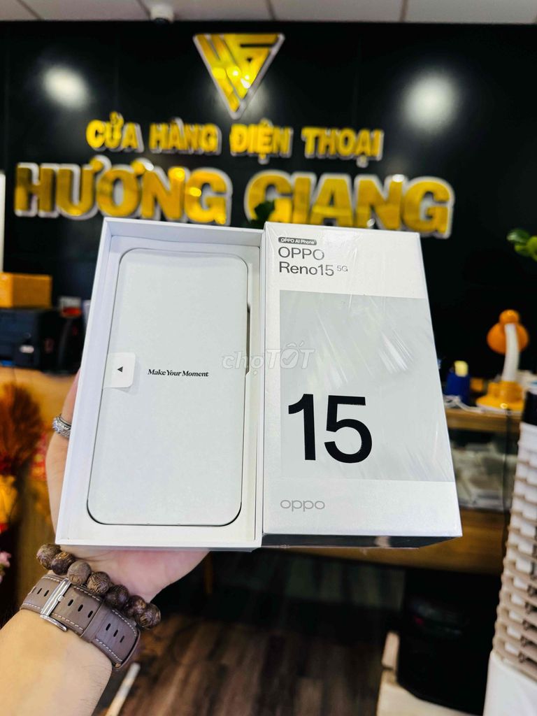 Oppo Reno 15 5G 12G/256GB new giá iu. Mua bán Điện thoại tại Thành phố Bến Tre Bến Tre được đăng bởi HươngGiangmobile hình 1