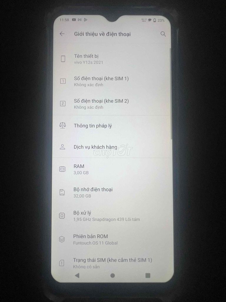 vivo Y12s đời 2021. Mua bán Điện thoại tại Thành phố Buôn Ma Thuột Đắk Lắk được đăng bởi Tuấn Nguyễn hình 1