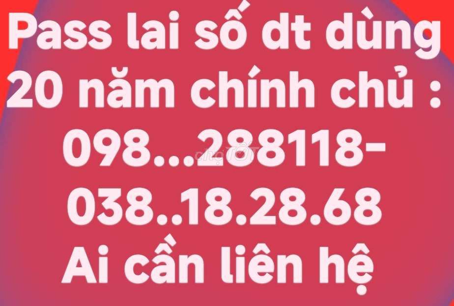 pass lại số đep. Mua bán Điện thoại tại Thành phố Thuận An Bình Dương được đăng bởi nhà đất miền đông nam bộ hình 1