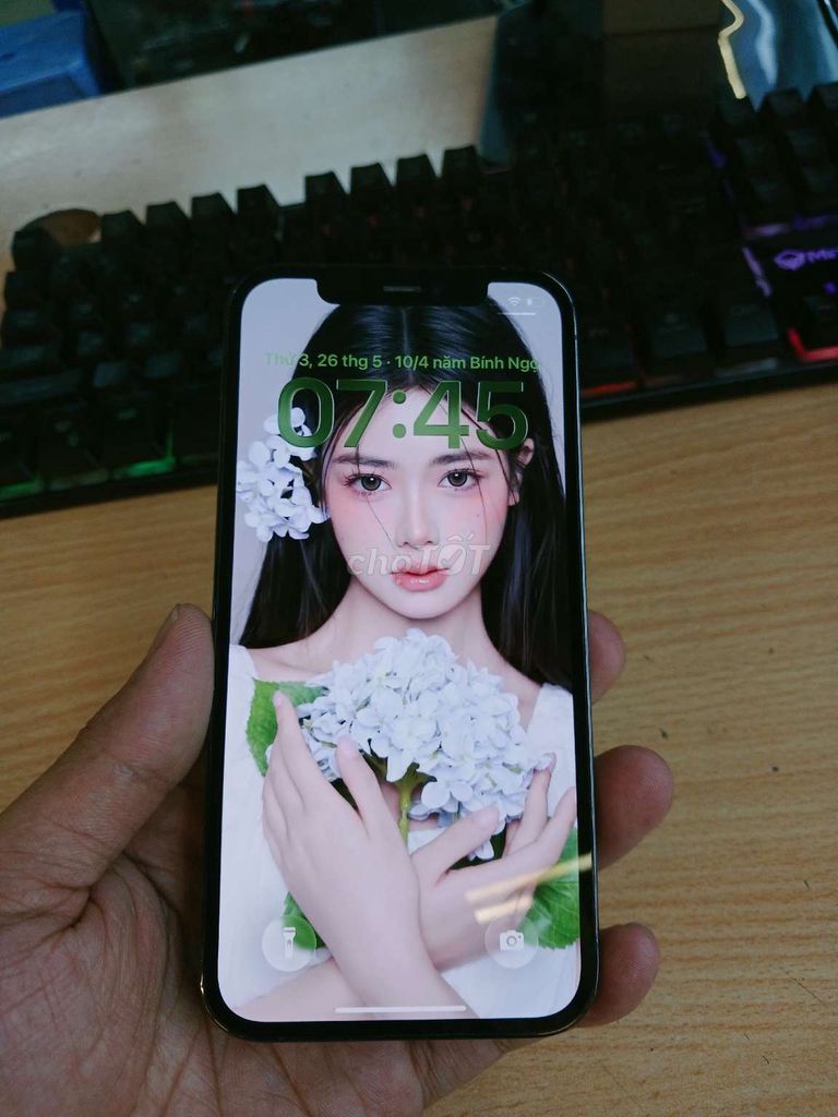 iPhone 12 Pro 256GB Xanh đã thay màn. Mua bán Điện thoại tại Quận Hai Bà Trưng Hà Nội được đăng bởi nguyễn huyền my hình 1