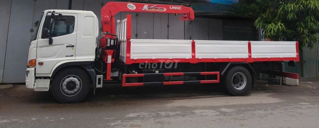 Xe Tải Hino FG Gắn Cẩu Unic 370 - 4 Khúc 2025. Mua bán Xe tải, xe ben tại Thành phố Thuận An Bình Dương được đăng bởi Ngọc Minh hình 1