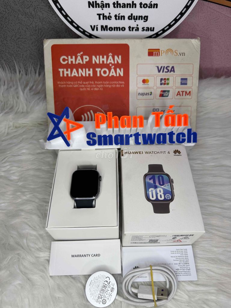 Huawei Fit 4 Đen Silicon full box. Mua bán Thiết bị đeo thông minh tại Quận Tân Phú Tp Hồ Chí Minh được đăng bởi Phan Tấn SmartWatch hình 1