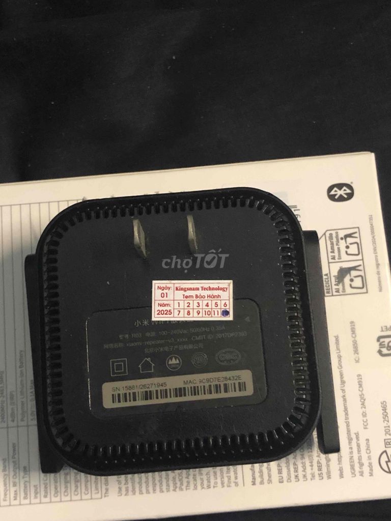Bộ kích sóng Wifi Xiaomi R03 Đen. Mua bán Phụ kiện (Màn hình, Chuột...) tại Quận Bình Thạnh Tp Hồ Chí Minh được đăng bởi Nam Sơn Lê Quang hình 1