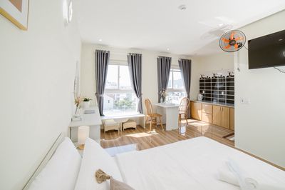 CĂN HỘ STUDIO FULL NỘI THẤT CÓ BẾP - VIEW ĐẸP. Cho thuê căn hộ/chung cư tại Quận Sơn Trà Đà Nẵng được đăng bởi hoang tu