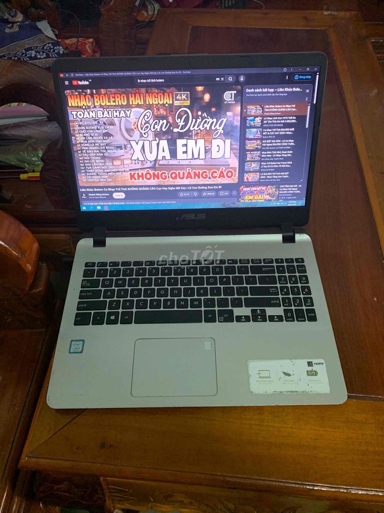 Asus VivoBook i5 8250 15.6 inch Bạc. Mua bán Laptop tại Thành phố Thủ Dầu Một Bình Dương được đăng bởi Hoàng Cru hình 1