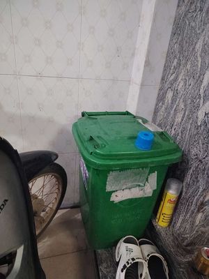 Thùng rác nhựa 60 lít Xanh lá