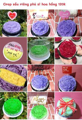 Crep sầu riêng phú sĩ hoa hồng 120k. Mua bán Đồ ăn, thực phẩm và các loại khác tại Huyện Phong Điền Cần Thơ được đăng bởi Cat Ngoc