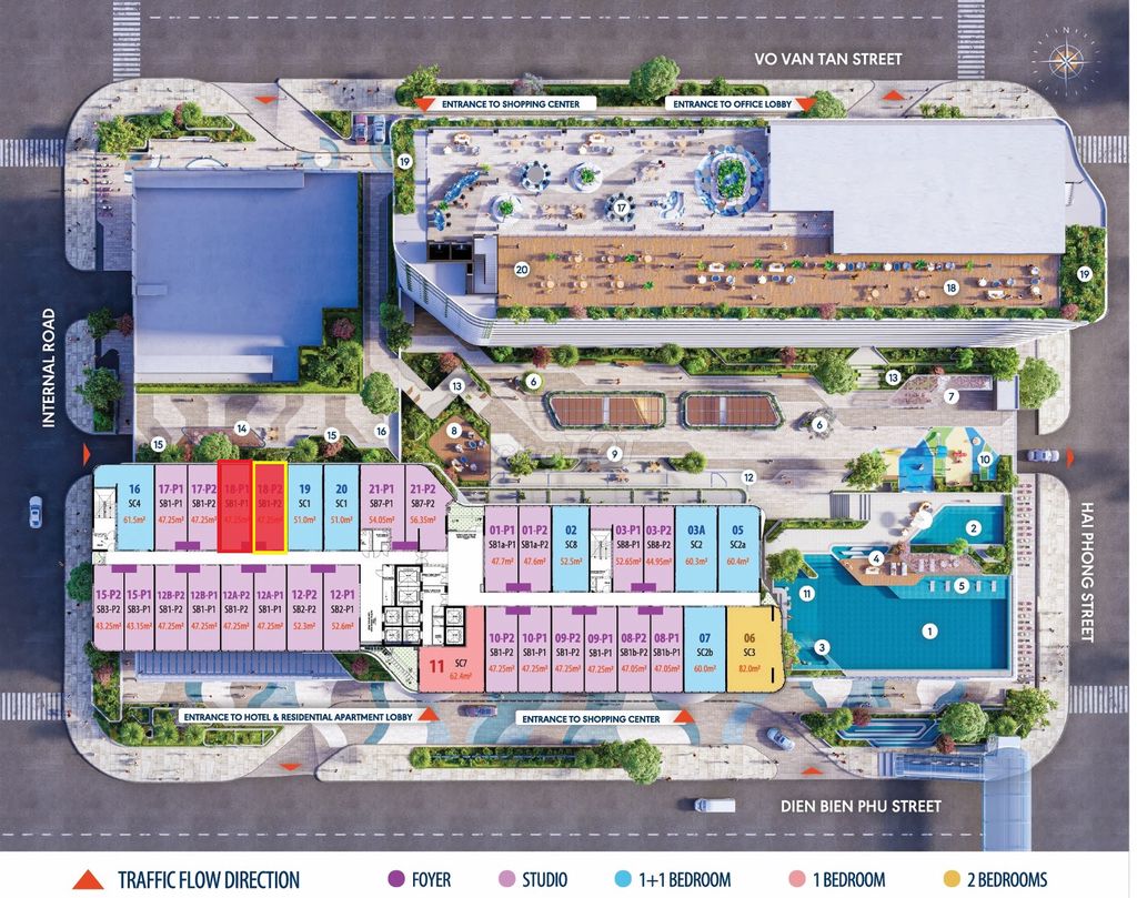 3 suất ngoại giao tầng cao giá tốt tại căn hộ Aeon Mall Đà Nẵng 