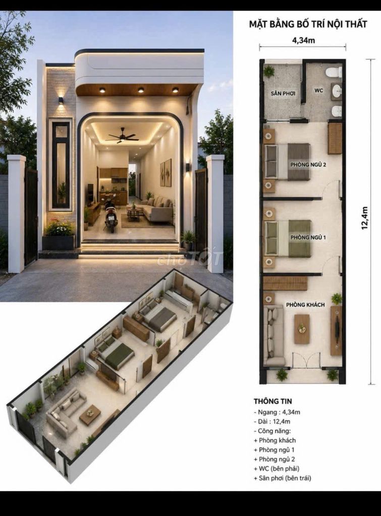 Bán Nhà 1 Tầng Văn Xá Quốc Tuấn, An Dương 1,19 tỷ