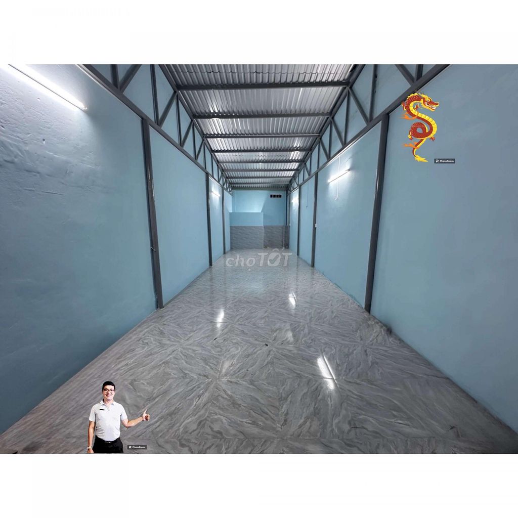 Cho thuê nhà MT Đinh Bộ Lĩnh, P.26, 4x15m, 14tr