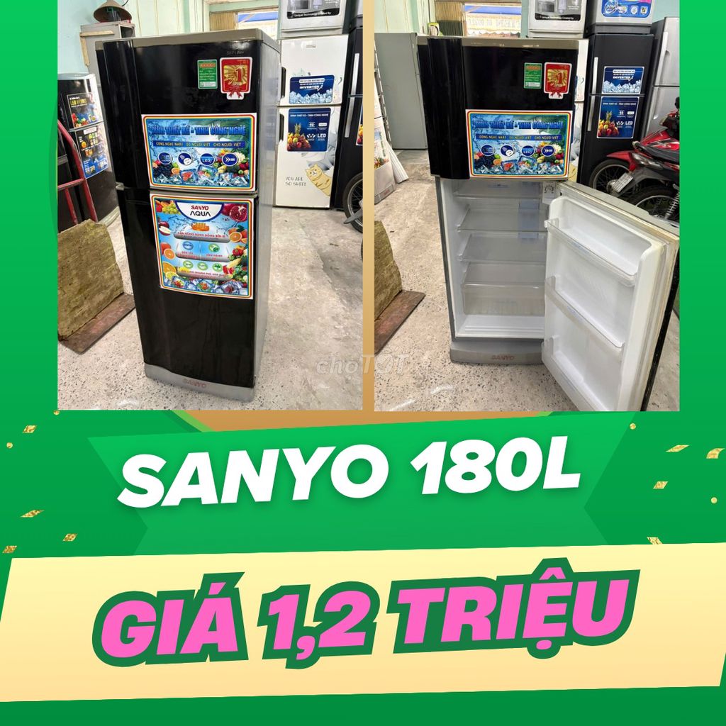 🔥 THANH LÝ: TỦ SANYO 180L – GIÁ CHỈ 1,2 TRIỆU! 🔥. Mua bán Tủ lạnh tại Quận Tân Phú Tp Hồ Chí Minh được đăng bởi Nam Tiến  hình 1