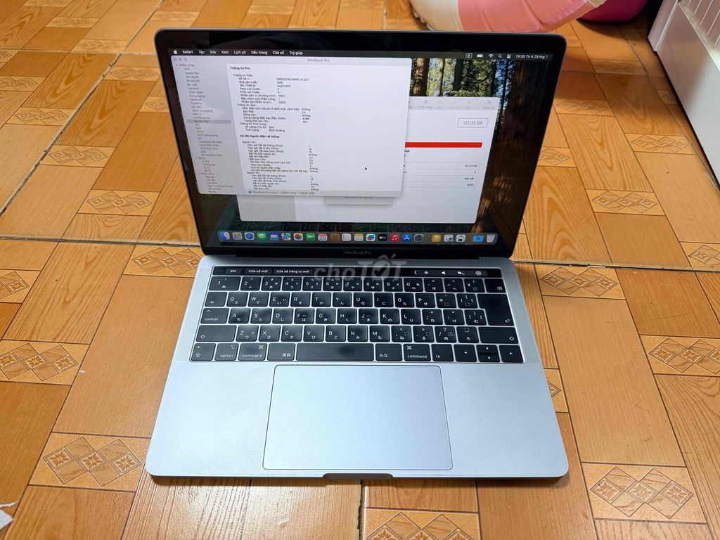 Apple Macbook Pro 13 2019 i5 8GB/128GB 13.3 inch. Mua bán Laptop tại Quận 6 Tp Hồ Chí Minh được đăng bởi Laptop Phương Nghi hình 1