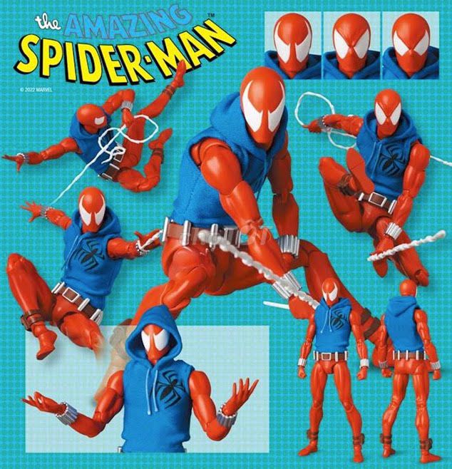 Mô hình Mafex 186 Scarlet Spider (new seal)