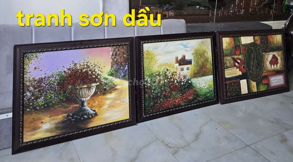Tranh sơn dầu phong cảnh. Mua bán Đồ sưu tầm, đồ cổ tại Thành phố Pleiku Gia Lai được đăng bởi  Liênphan hình 1