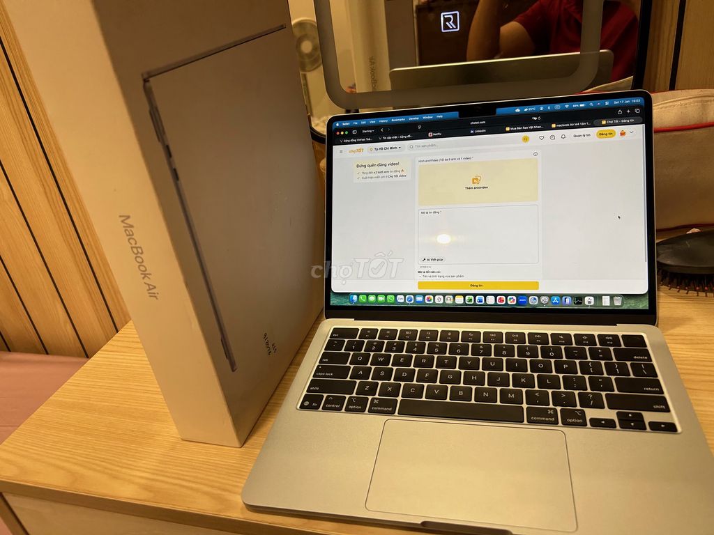 MacBook Air M4 13inch 16GB/256GB Skyblue 31/8/2026. Mua bán Laptop tại Thành phố Thủ Đức Tp Hồ Chí Minh được đăng bởi Hiếu hình 1