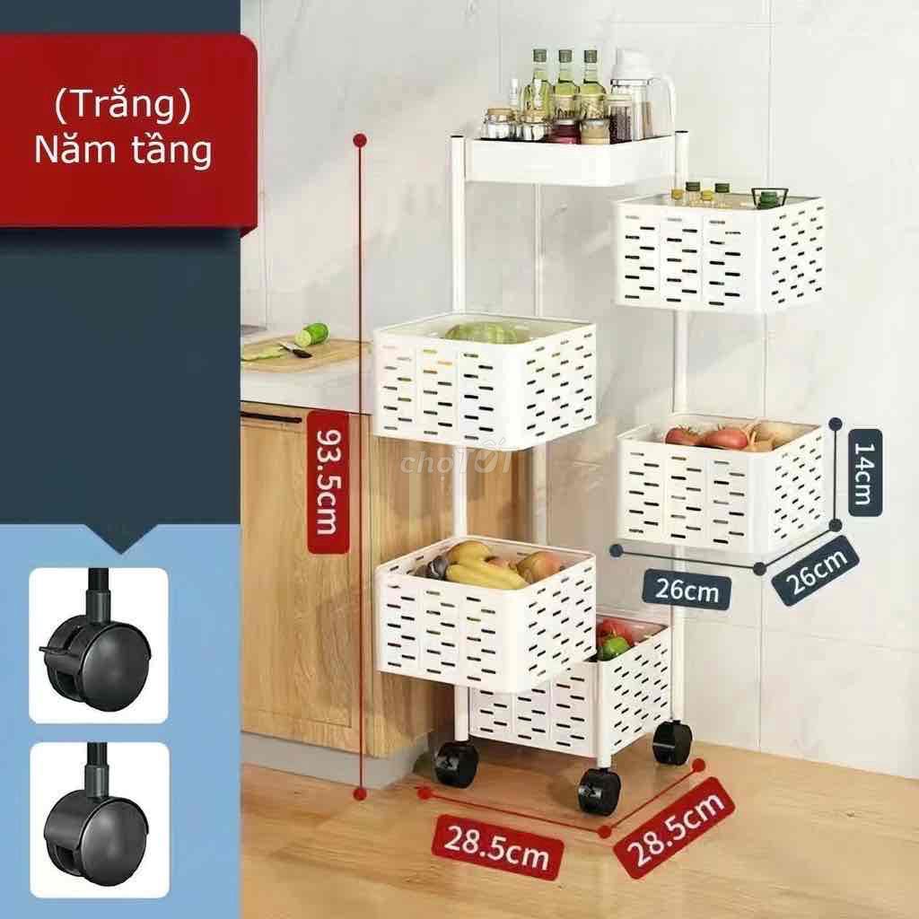 Kệ xoay đa năng - kệ để đồ nhà bếp