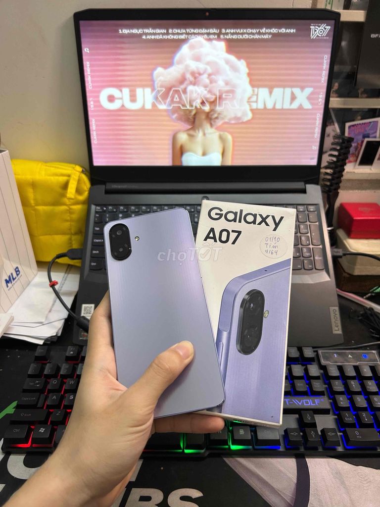 Samsung Galaxy A07 64GB Tím nhạt. Mua bán Điện thoại tại Thành phố Thủ Đức Tp Hồ Chí Minh được đăng bởi Phát Vũng Tàu hình 1