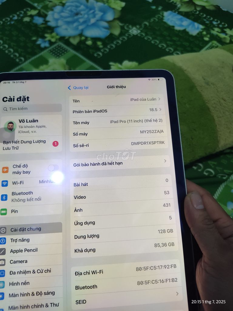 Cần bán pro 2020 đẹp màn đẹp