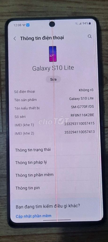 S10 lite RAM 8/128 full chức năng