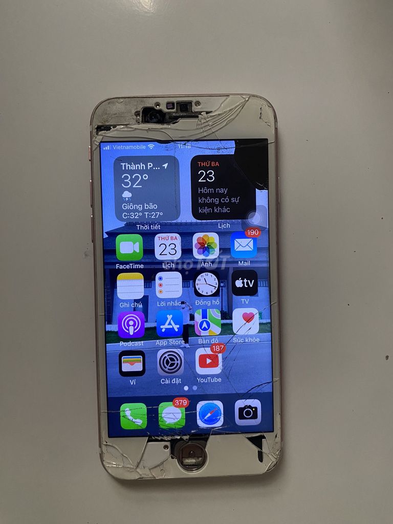 Apple iPhone 6s Vàng hồng Hư màn hình. Mua bán Điện thoại tại Thành phố Thủ Đức Tp Hồ Chí Minh được đăng bởi Tên chưa cung cấp hình 1