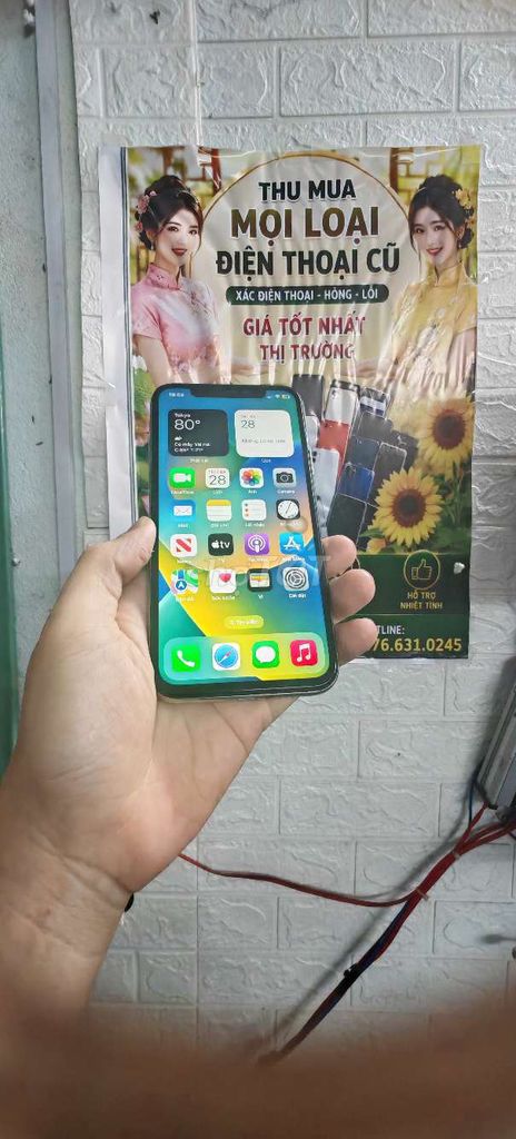 Apple iPhone X 64GB Trắng Đã sử dụng. Mua bán Điện thoại tại Thành phố Huế Thừa Thiên Huế được đăng bởi T PLUS MOBILE MUA BÁN ĐIỆN THOẠI hình 1