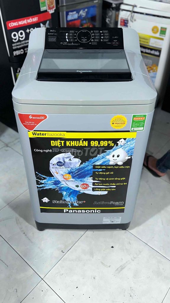 Máy giặt Panasonic 9kg bh3tháng bao ship lắp đặt. Mua bán Máy giặt tại Quận Bình Tân Tp Hồ Chí Minh được đăng bởi Điện Lạnh Phúc Thịnh hình 1