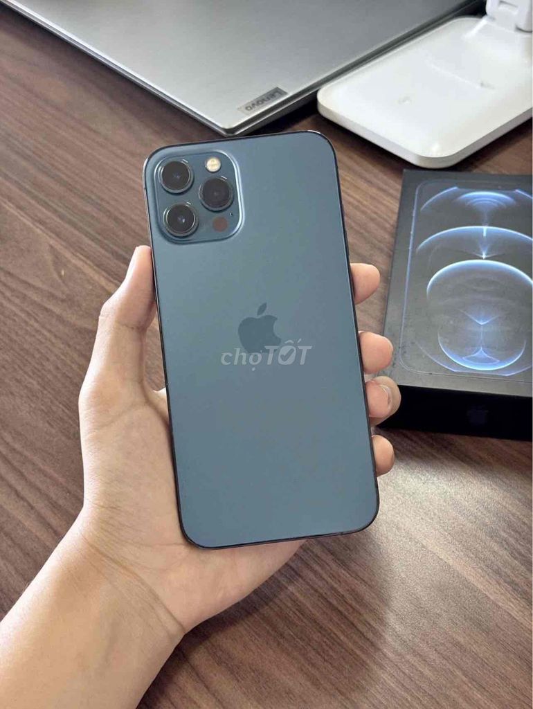 iPhone 12 Pro Max 256GB Blue FULLBOX APPLE 06/2023. Mua bán Điện thoại tại Quận Hà Đông Hà Nội được đăng bởi iStock Hà Nội Zin Đẹp Chất hình 1
