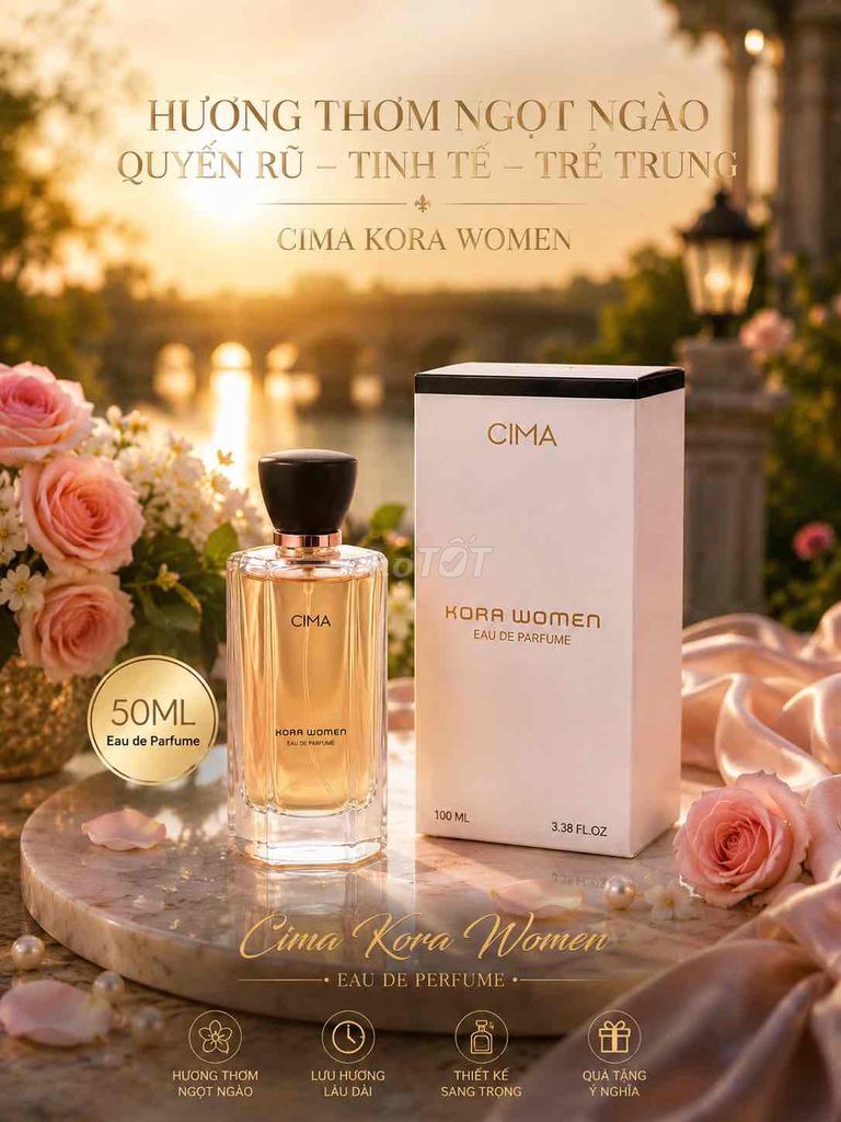 Nước hoa CIMA KORA WOMEN Nữ 50ml Ngọt ngào. Mua bán Nước hoa tại Thành phố Thủ Đức Tp Hồ Chí Minh được đăng bởi Phùng Thanh Nam hình 1