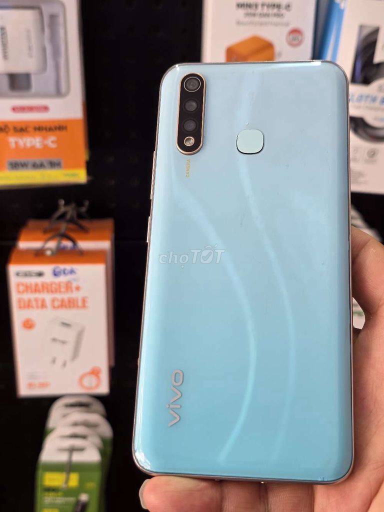 Vivo Y19 128GB Xanh. Mua bán Điện thoại tại Thành phố Sóc Trăng Sóc Trăng được đăng bởi điện thoại giá sỉ 501lê Hồng Phong  hình 1
