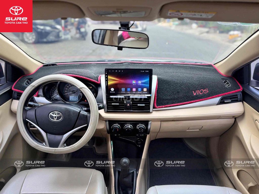 Vios 2015 1.5E (MT). Xe hãng bảo hành 1 năm. Mua bán Ô tô tại Quận Cái Răng Cần Thơ được đăng bởi Xe qua sử dụng chính hãng Toyota Sure Cần Thơ hình 4