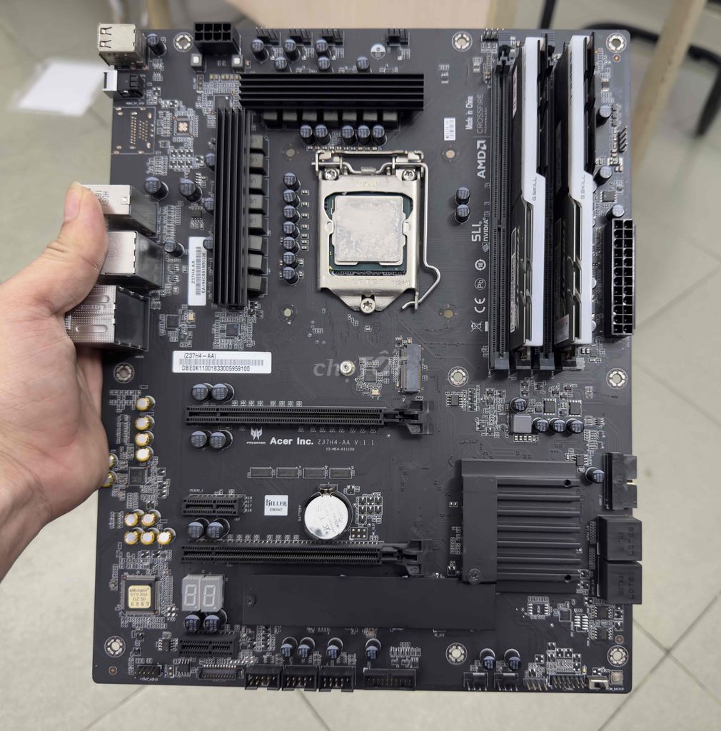 Acer Predator Z370, i7 8700k, Trident 16G/3000 RGB. Mua bán Linh kiện (RAM, Card...) tại Quận 12 Tp Hồ Chí Minh được đăng bởi Anh Tuan hình 1
