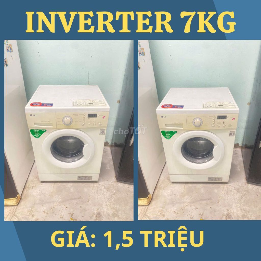 🔔INVERTER = LG 7KG = ZIN = CHẠY OK = 1,5 TRIỆU 🔔