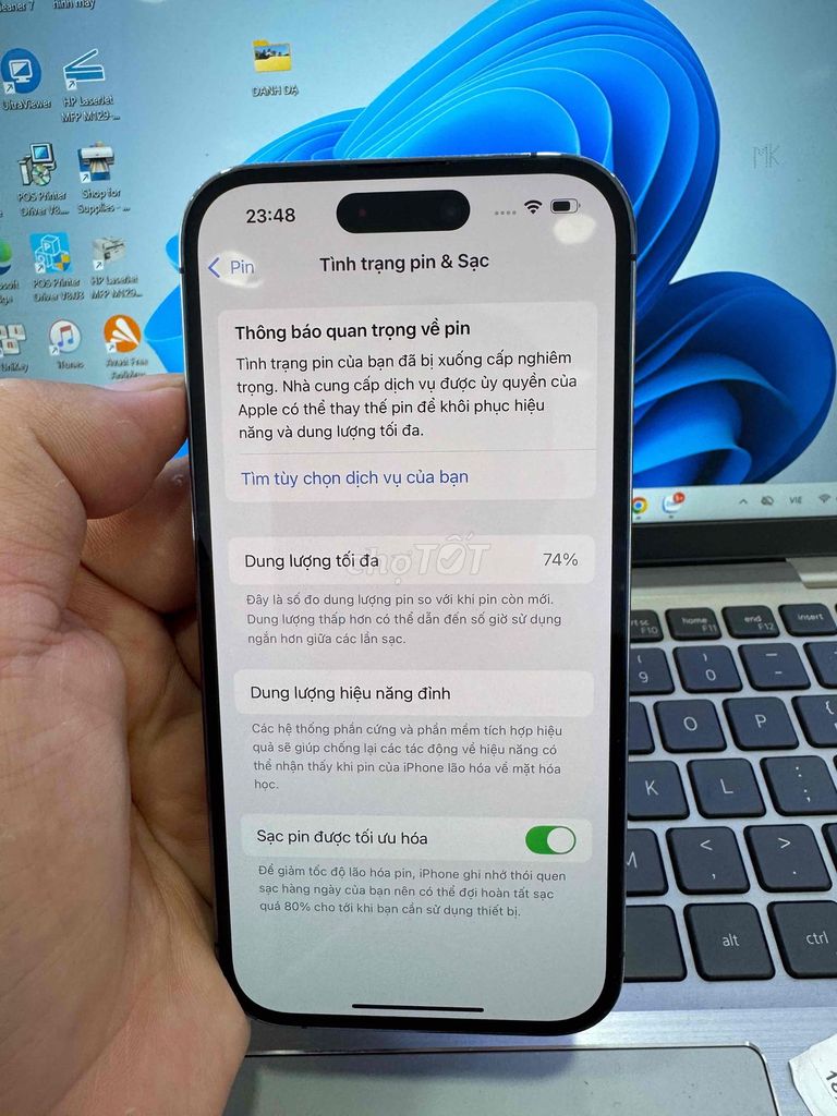 Apple iPhone 14 Pro 128GB Tím. Mua bán Điện thoại tại Quận 6 Tp Hồ Chí Minh được đăng bởi QUỐC THIÊN BÁN GÓP 0 ĐỒNG  hình 1
