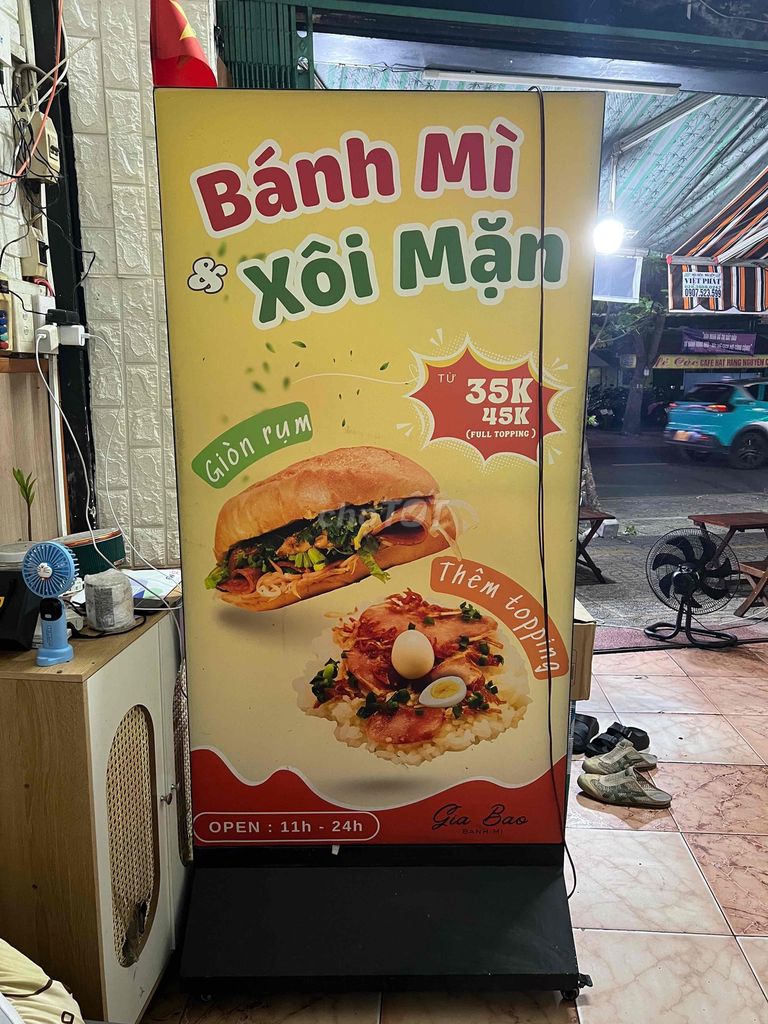 Bảng hiệu hộp đèn LED 1m7x80cm. Mua bán Đèn tại Quận 3 Tp Hồ Chí Minh được đăng bởi Hoàng Dự hình 1