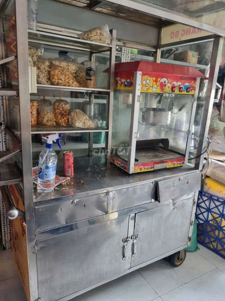 Xe bắp rang bơ Thép không gỉ. Mua bán Đồ chuyên dụng, Giống nuôi trồng tại Quận 8 Tp Hồ Chí Minh được đăng bởi minh hình 1