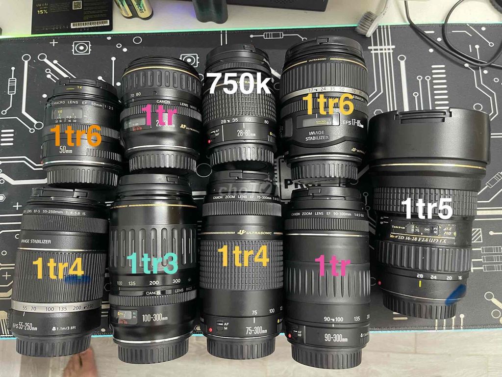 mình cần bán ít lens như hình. Mua bán Máy ảnh, Máy quay tại Quận Nam Từ Liêm Hà Nội được đăng bởi Nguyễn Xuân Linh hình 1