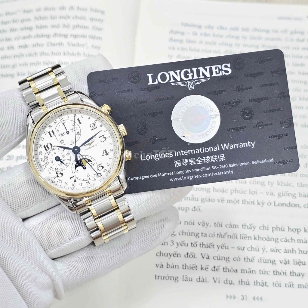 Longines Master Moonphase L2.673.5.78.7 Demi 18K. Mua bán Đồng hồ tại Quận Thanh Xuân Hà Nội được đăng bởi Nguyễn Lương hình 1