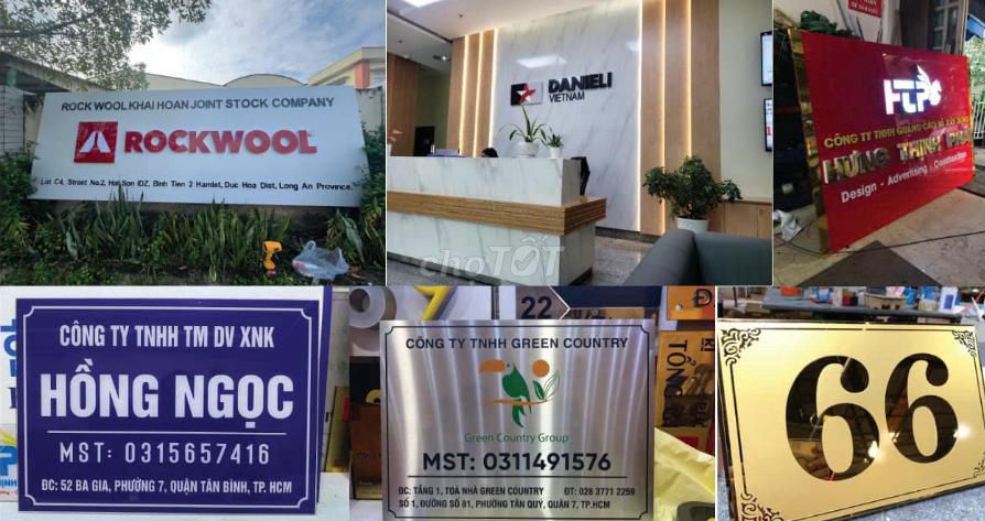 Bảng hiệu Inox Mica Thiết kế Sản xuất. Dịch vụ tại Quận Tân Bình Tp Hồ Chí Minh được đăng bởi TKG SOLUTIONS hình 1
