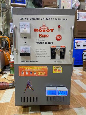 ổn áp robot reno 15kva dãi 90v-250v dây đồng 100%. Mua bán Đồ chuyên dụng, Giống nuôi trồng tại Quận Bình Tân Tp Hồ Chí Minh được đăng bởi  ổn áp cũ bình tân 